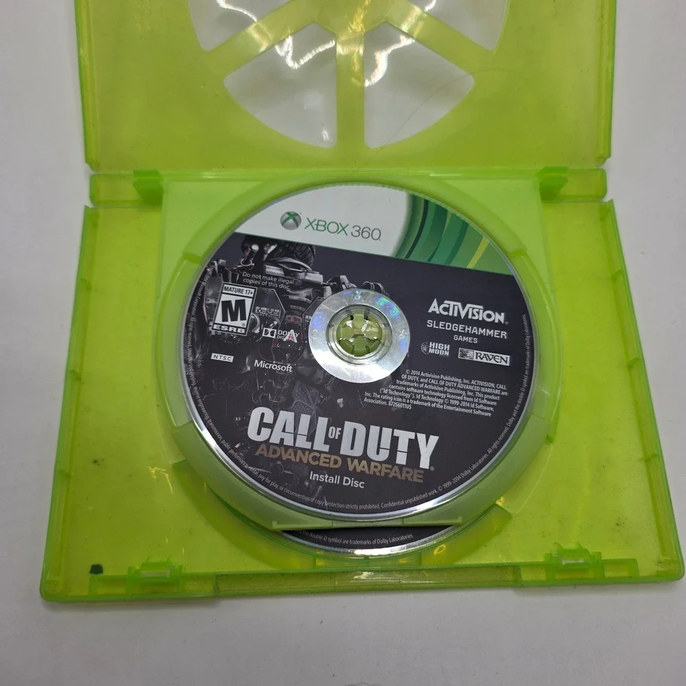 Activision Call of Duty Advanced Warfare Xbox 360 2-Disc Set FPS Shooter Game